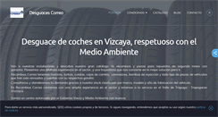 Desktop Screenshot of desguacescorreavizcaya.com