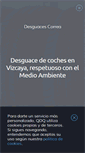 Mobile Screenshot of desguacescorreavizcaya.com